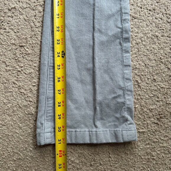 American Eagle Pants Womens 2 28x31 Mid Rise High Rise Kick Boot Corduroy Grey - Picture 12 of 14